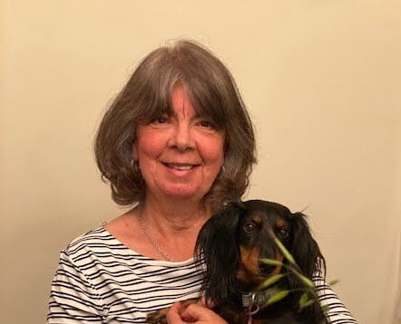 Evon Martins and Loki the dachshund